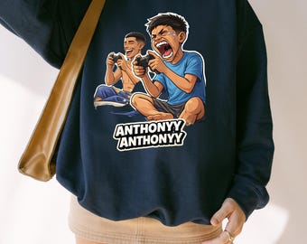 Camiseta Anthonyy Anthonyy Gaming Meme, Camiseta Viral Brother Rage, Roupa Gamer do TikTok