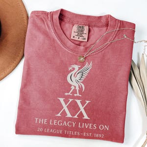 Liverpool 2025 Champions Shirt, 20th Premier League Tee, LFC Champions 2025 Tshirt, Liverpool Fan Shirt, You Will Never Walk Alone Shirt