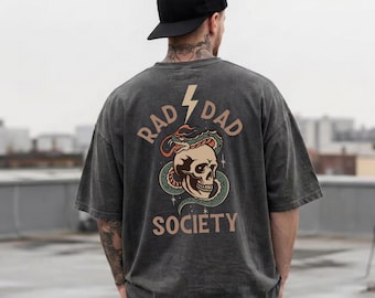 Rad Dad Society Shirt, Cool Dad Club, Dad Life Tee, First Fathers Day Present, Dad of Girls, Papa Of Boys, Gift For Husband, Daddy Shirt