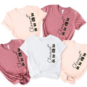 Proud Family Custom Graduation 2025 Shirt,Personalized Graduation Family Shirts,Group Graduation Photo Shirt,Family of Class of 2025 Shirt