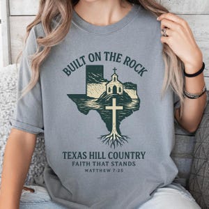 Texas Strong Flood Shirt, Hill Country Strong Shirt, Texas Floods Victim Tshirt, Religious Graphic Pray for Texas Tee, Camp Mystic Flood Tee