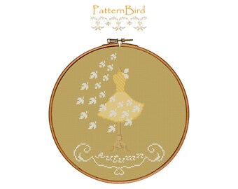 4 Seasons Autumn. Instant Download PDF Cross Stitch Pattern