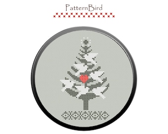 Christmas tree II. Instant Download PDF Cross Stitch Pattern