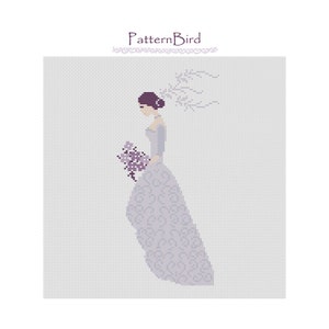 Bride. Instant Download PDF Cross Stitch Pattern