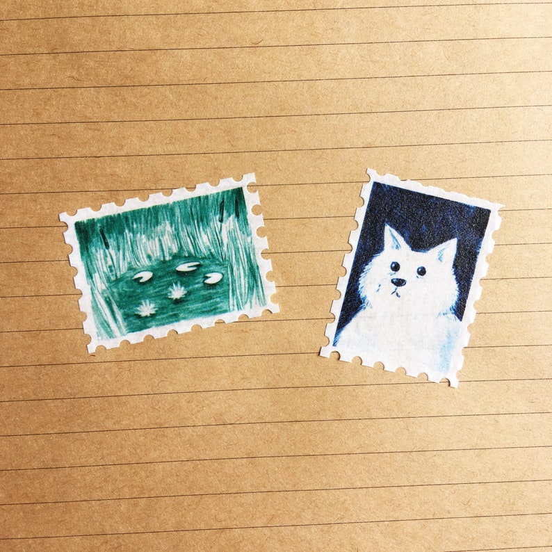 Wildlife animals stamp washi tape image 4