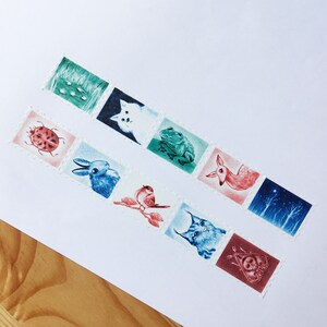 Wildlife animals stamp washi tape image 3