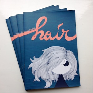 Hair - comic zine - original silent comic