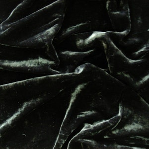 Indian velvet fabric, diy craft, black velvet fabric, decorative, fabric by the yard, velvet fabric, fabric for craft - 1 yard - vlt022