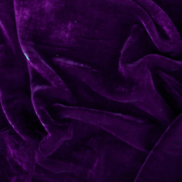 dark bluish purple velvet fabric, Indian velvet fabric, diy craft, fabric by the yard, velvet fabric, fabric for craft - 1 yard - vlt046