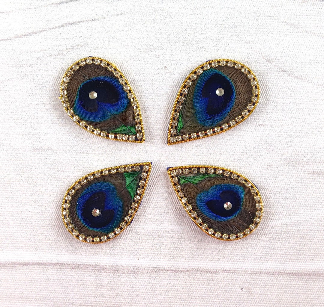 Peacock Feather Patch Sew On Applique Drop Shape Applique Dress peacock-feather-patch-sew-on-applique-drop-shape-applique-dress