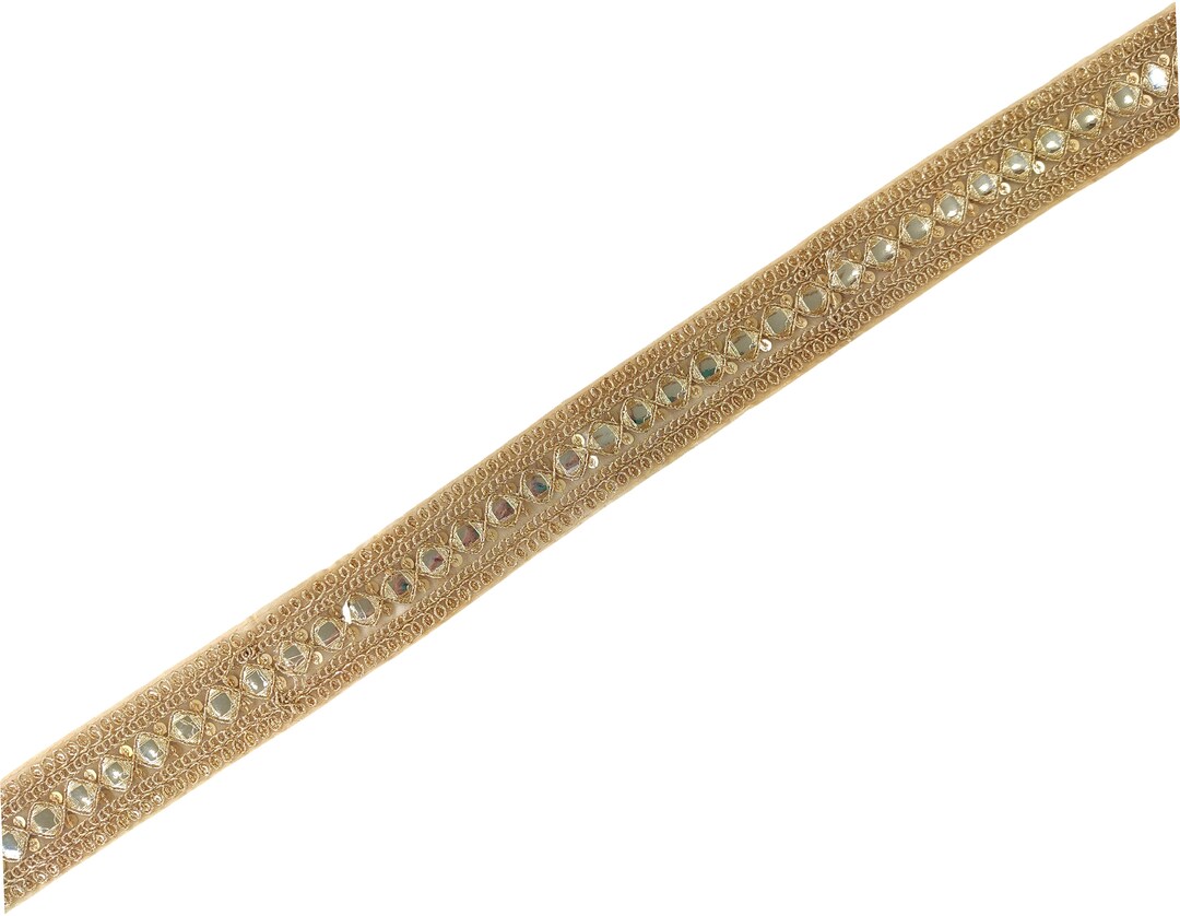 Indian Trim, Gold Lace, Mirror Work, Saree Border, Craft Lace