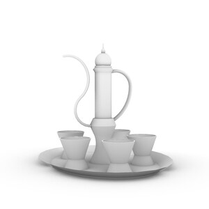 Nytt teset i kinesisk stil - Samling av 12 designer | 3D-utskrivbara STL-filer + originella Rhino .3DM-källfiler | Komplett digitalt paket bild 6