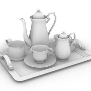 Nytt teset i kinesisk stil - Samling av 12 designer | 3D-utskrivbara STL-filer + originella Rhino .3DM-källfiler | Komplett digitalt paket bild 10