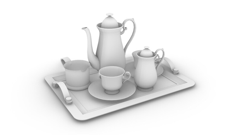 Nytt teset i kinesisk stil - Samling av 12 designer | 3D-utskrivbara STL-filer + originella Rhino .3DM-källfiler | Komplett digitalt paket bild 10
