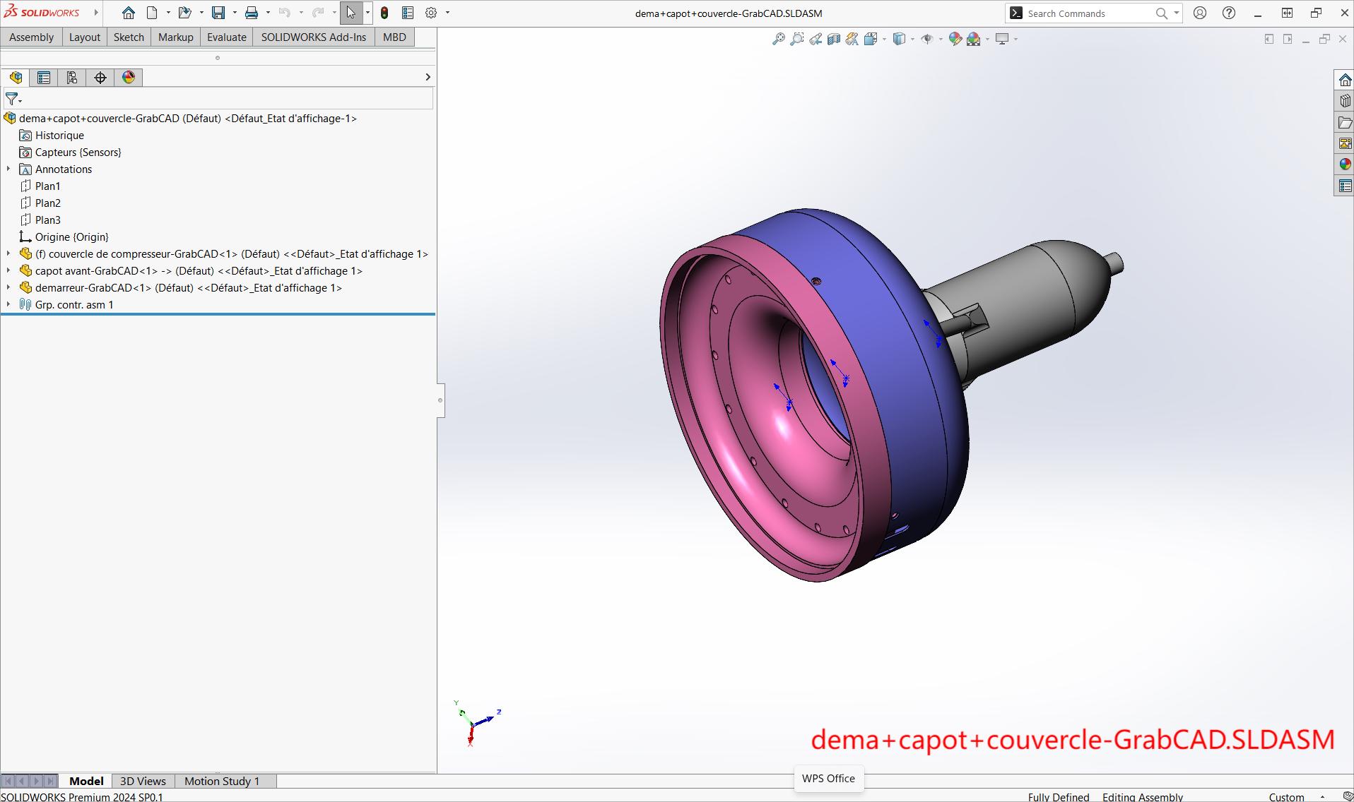 RC Aircraft Turbojet Engine 3D Model | Editable Solidworks, STEP ...