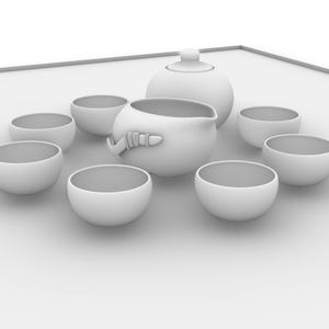 Nytt teset i kinesisk stil - Samling av 12 designer | 3D-utskrivbara STL-filer + originella Rhino .3DM-källfiler | Komplett digitalt paket bild 4