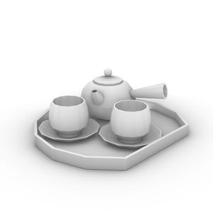 Nytt teset i kinesisk stil - Samling av 12 designer | 3D-utskrivbara STL-filer + originella Rhino .3DM-källfiler | Komplett digitalt paket bild 13