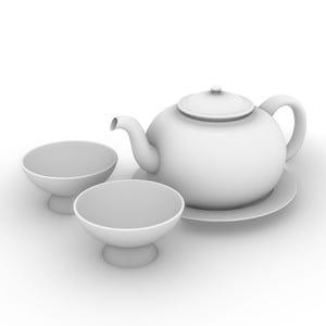 Nytt teset i kinesisk stil - Samling av 12 designer | 3D-utskrivbara STL-filer + originella Rhino .3DM-källfiler | Komplett digitalt paket bild 12