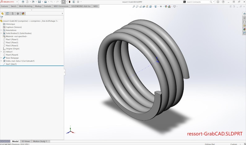 RC Aircraft Turbojet Engine 3D Model | Editable Solidworks, STEP ...