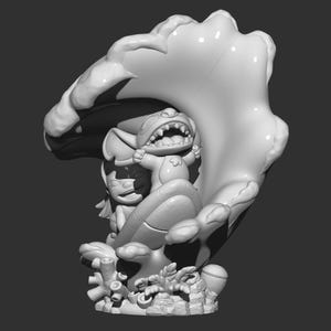 Stitch Figure, Lilo & Stitch Stl File 3D Printing, Stl 3D model design, Stitch Statue Stl, Digital STL, Stitch Figure Stl Model