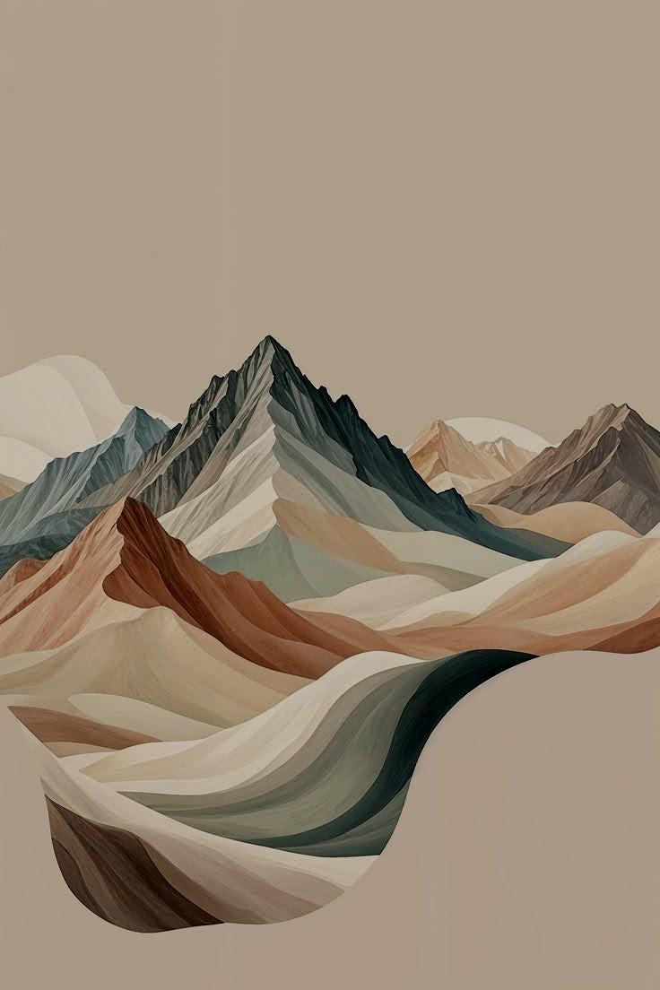 Digital painting that suggests inner peace