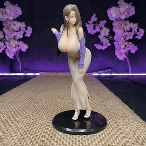 Figurka anime 25 cm stojąca dziewczyna anime kolekcjonerska figurka z PVC model wystawowy