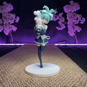 Hatsune Miku Anime Figure X Cinnamoroll Figurine – Anime Girl Collectible Statue - 21CM