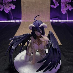 Albedo Ovrlod Anime Figure: Kneeling Pajamas Ver. 15cm PVC Statue