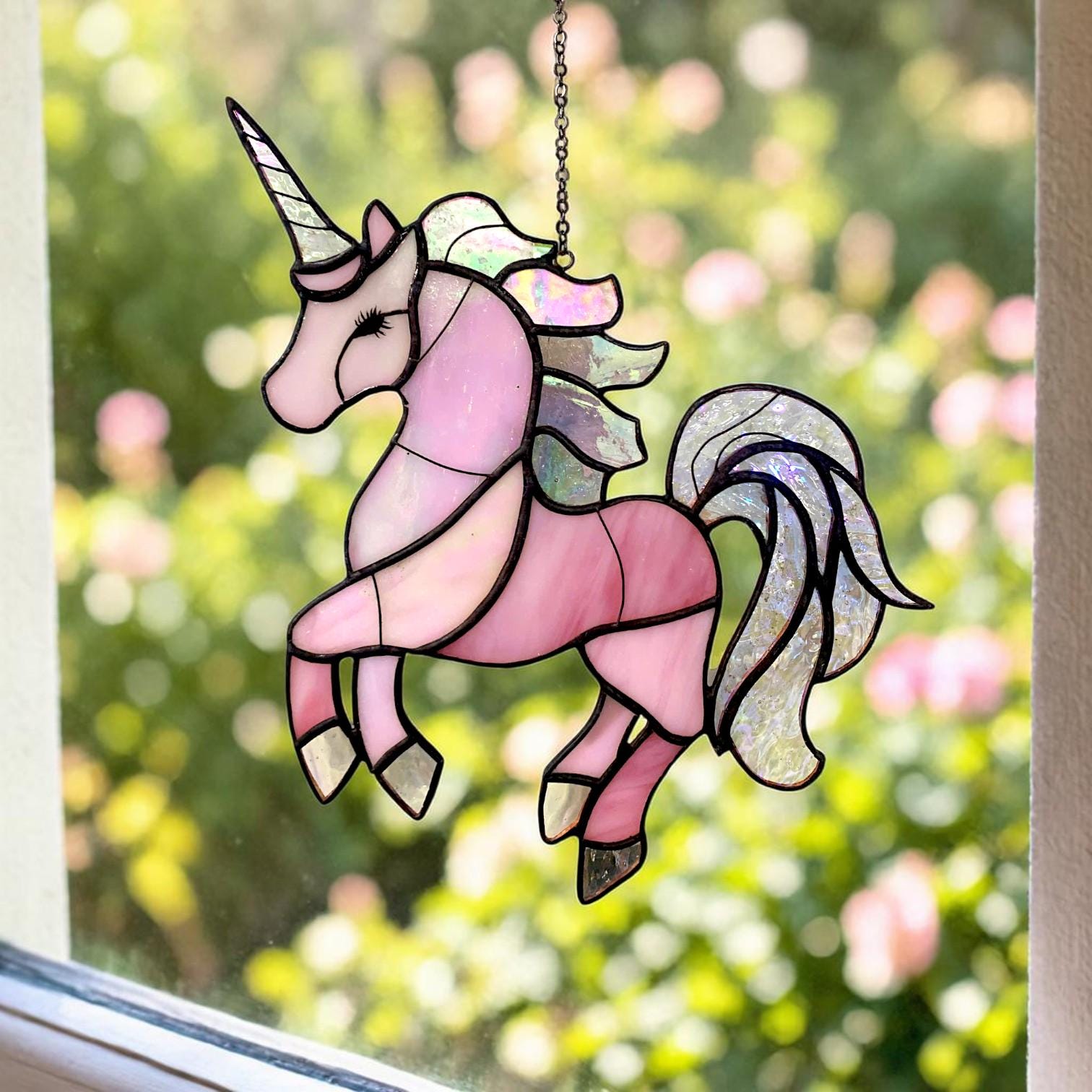 Stain Glass Unicorn - Etsy