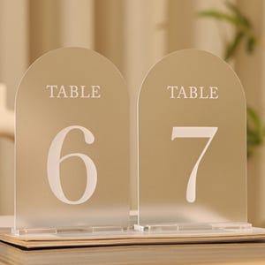 Gold Mirror Acrylic Table Numbers - Wedding Table Decor, Elegant, Sparkling, Wedding table numbers Table numbers, Customizable Sizes