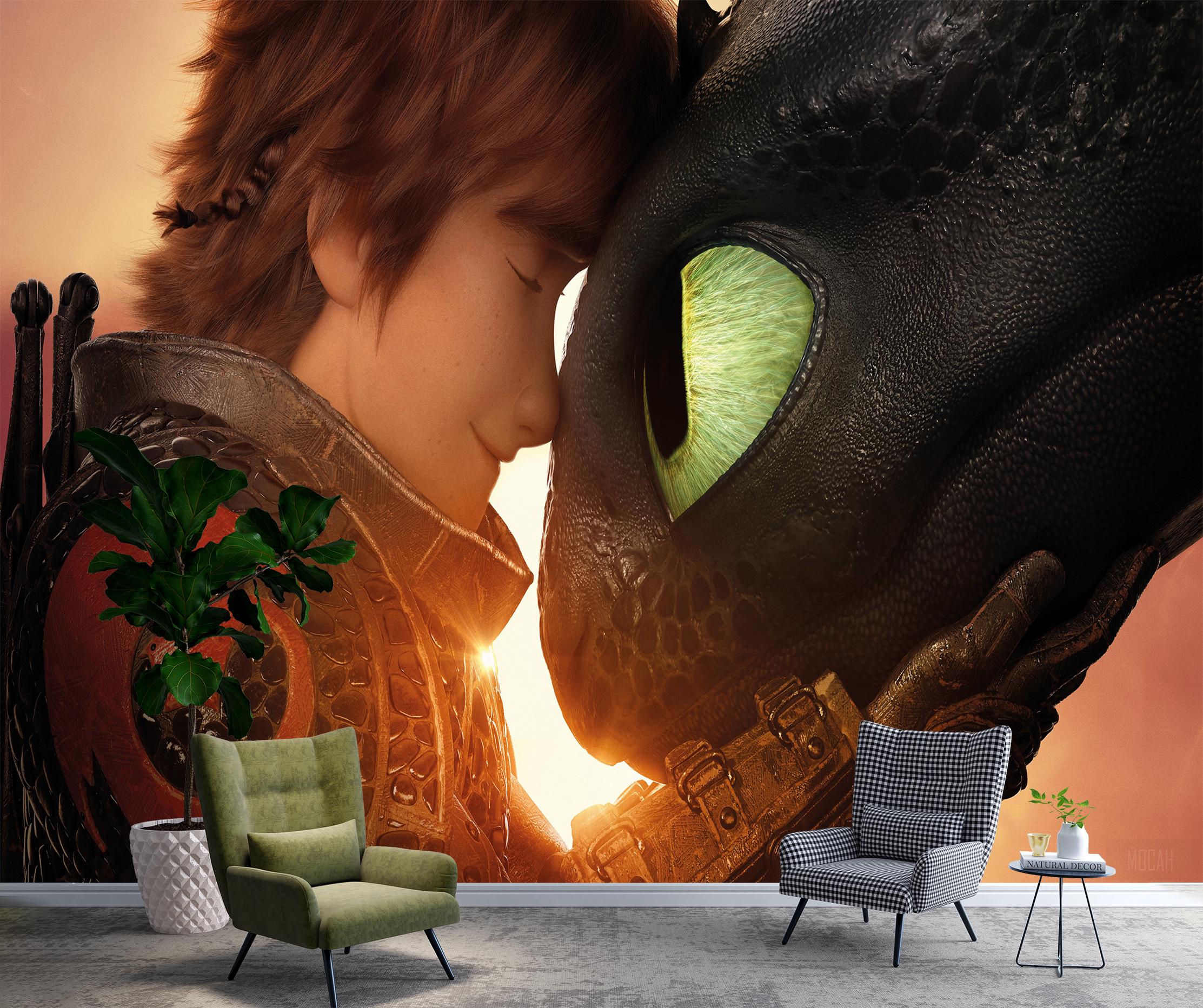 ヒックとトゥースレスのポスター：映画『ヒックとドラゴン』の装飾