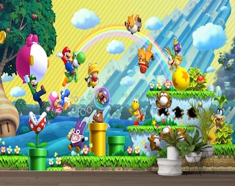 Super Mario Wall Art: Decorazione per la cameretta dei bambini, Poster del giocatore