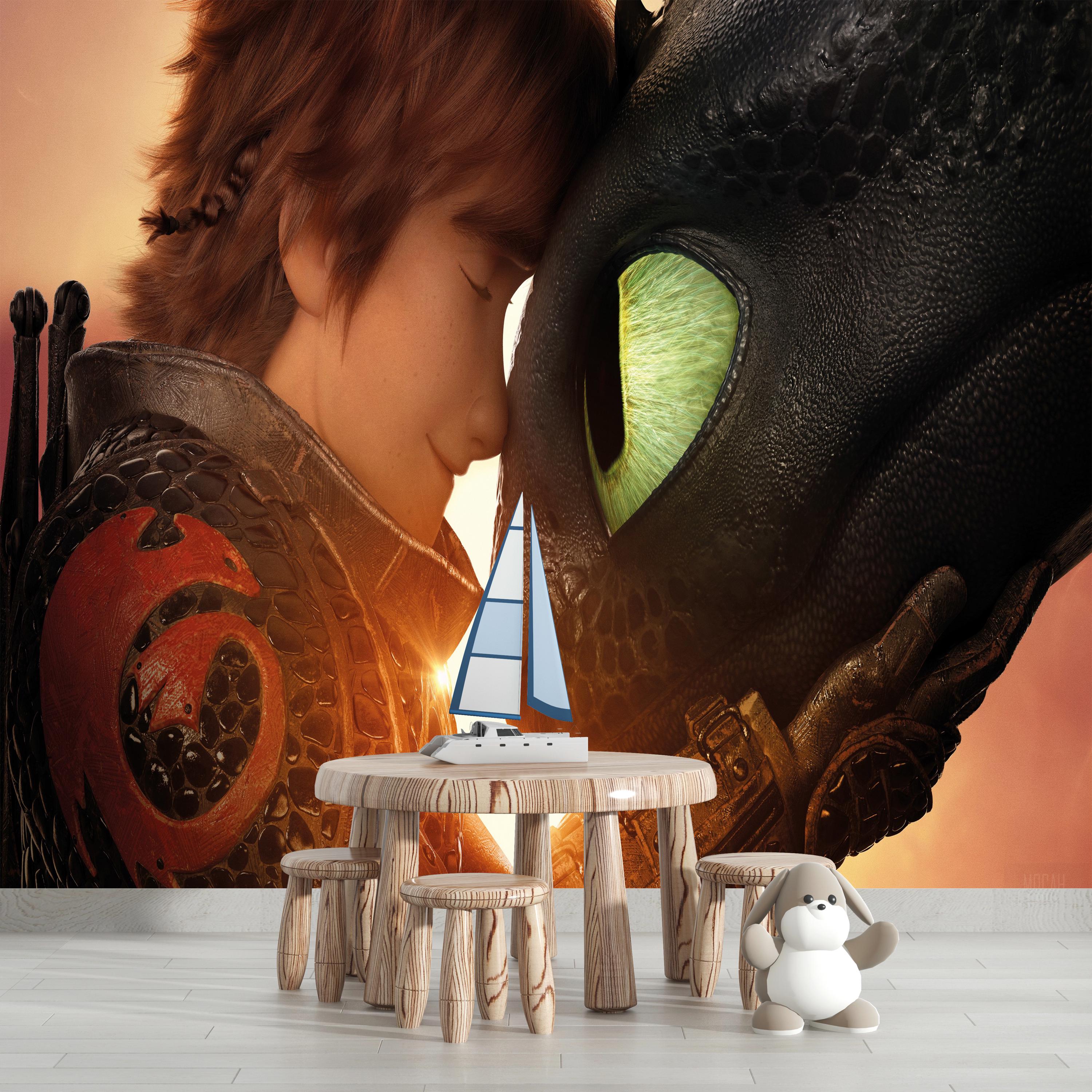 ヒックとトゥースレスのポスター：映画『ヒックとドラゴン』の装飾