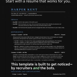 Management Resume Template