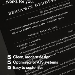 Executive Resume Template
