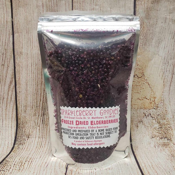 Freeze Dried Elderberries