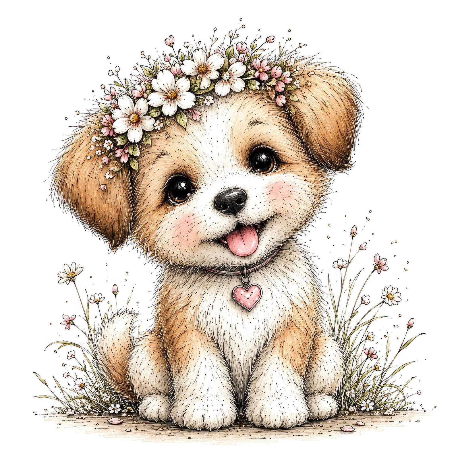 Whimsical Woodland Animals Clipart Bundle - 40 Cute Watercolor Forest ...
