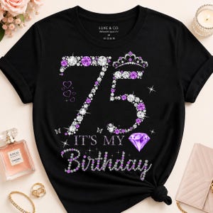 75th birthday dress Women 75 Years Old And Fabulous Happy 75th Birthday design" A-Line Dress  for Sale by Grabitees