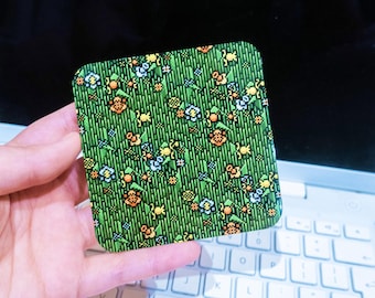 Habbo Hotel Pixel Style Petal Patch Drink Coaster Retro Nostalgic Gift Placemat
