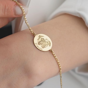 Custom Dog Bracelet with Picture Engraved Pet Bracelet Pet Name Bracelet with Dog Picture Inside Pet Memorial Bracelet from Photo Pet Gift