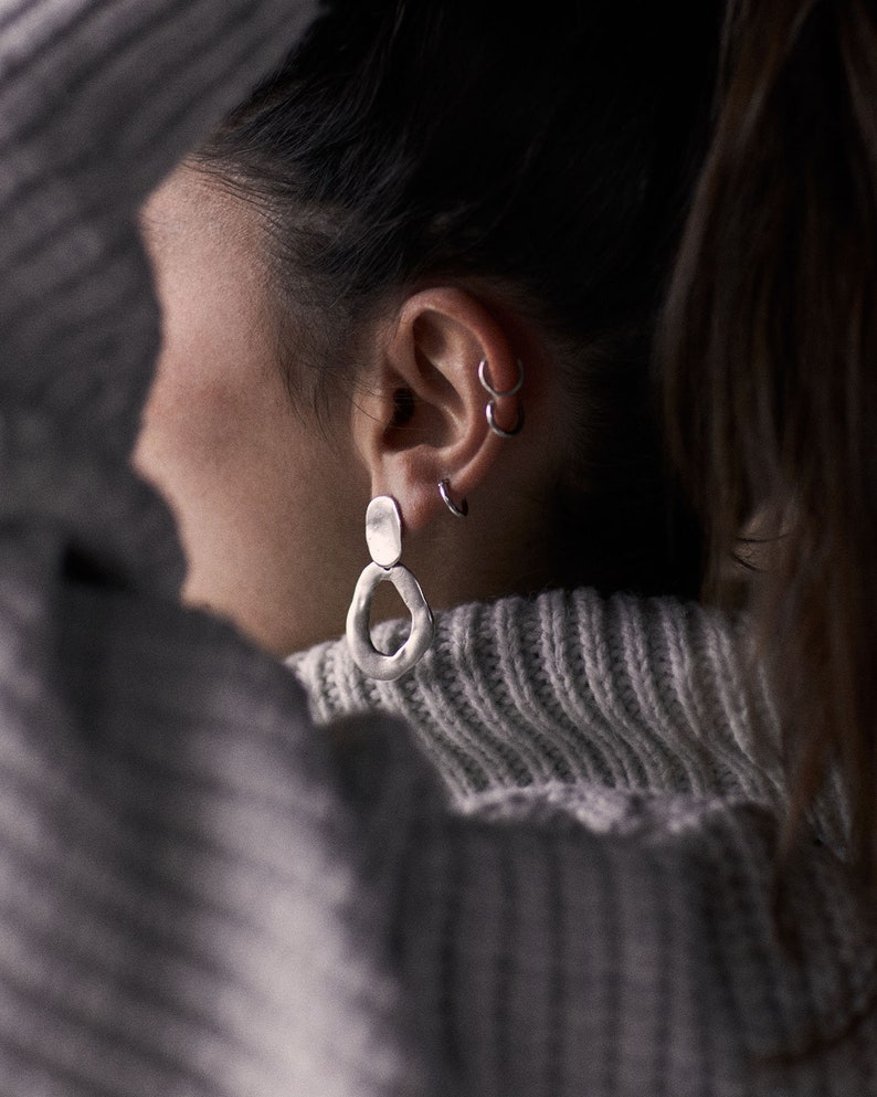 Boucles d’oreilles en argent