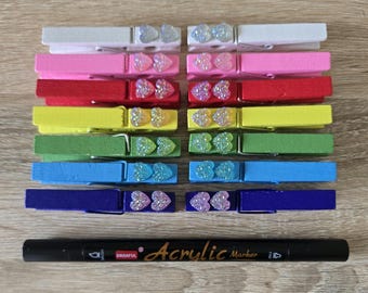 Cheerleading Spirit Pegs