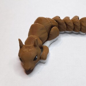 Squirrel Keychain Schlüsselanhänger 3D Druck Flexibel Articulated Eichhörnchen