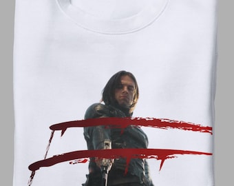 Bucky Barnes/Winter Soldier T-shirt - ends in a fight