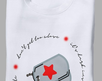 Bucky Barnes/Winter Soldier T-shirt - it's dark inside