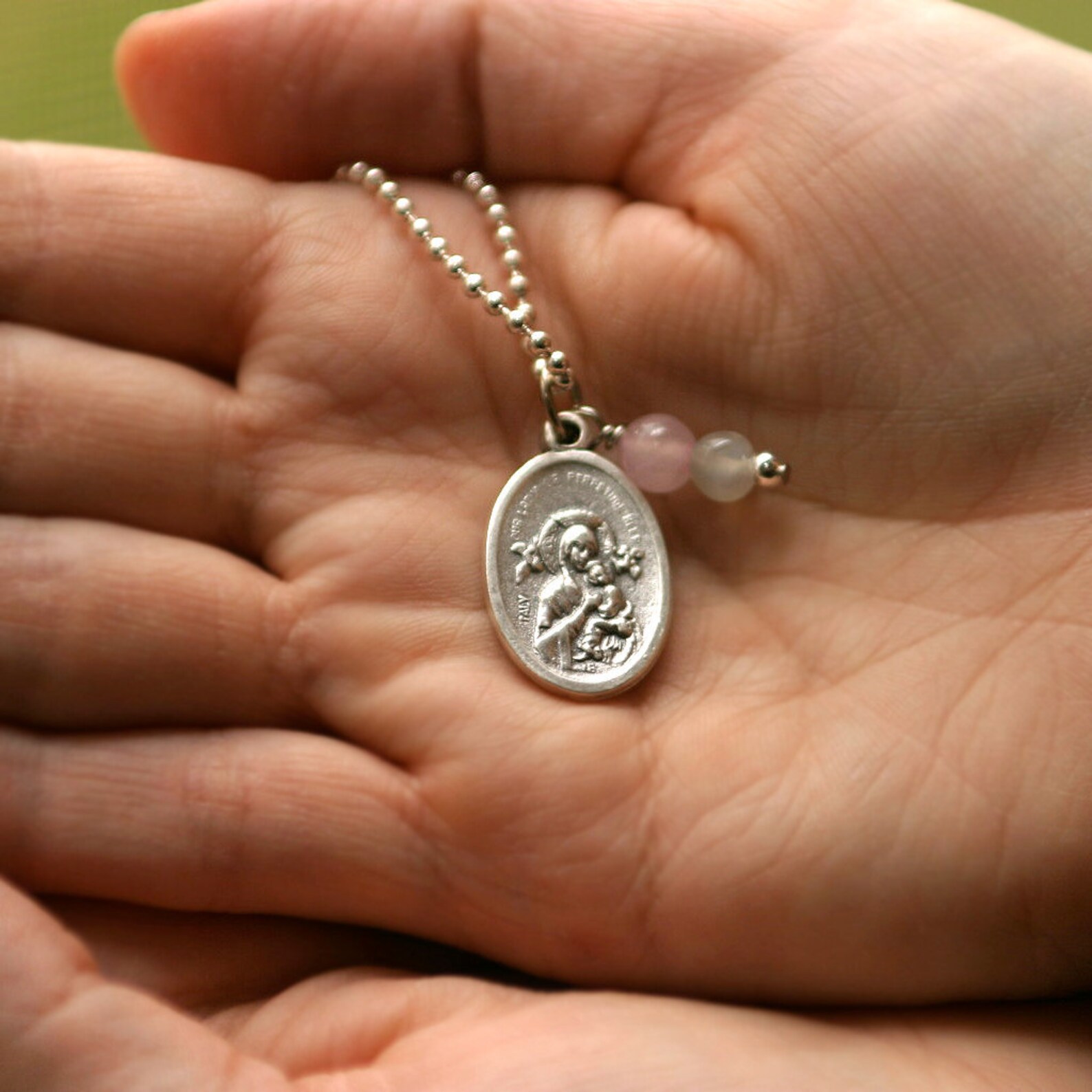 Fertility Necklace St Gerard Pendant Fertility Jewelry Etsy