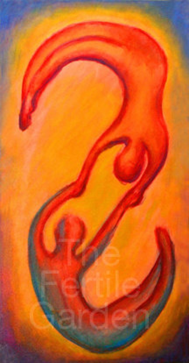 Fertility Art Print We're in This Together Inspiring Etsy