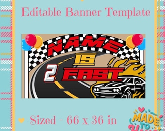 2 Snabb bannermall | Redigerbar Canva-design (digital nedladdning)