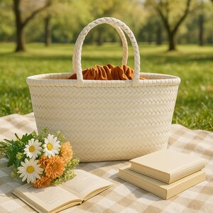Italian handmade soft leather women handbag for women with bamboo handles and triple compartment – Available in 6 colors & 3 sizes.