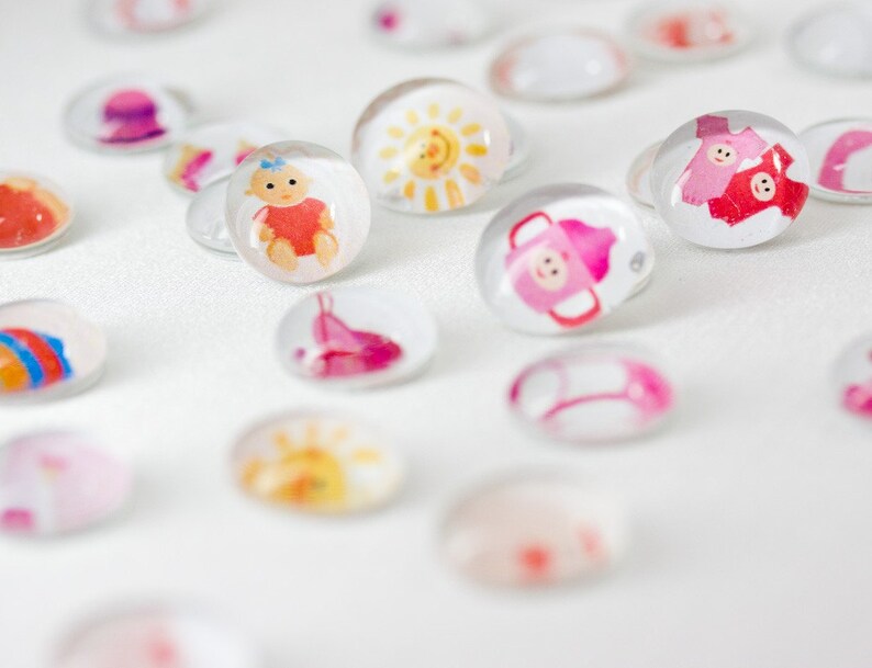 GIRL Baby Shower Glass Gems Table Confetti & Favors 35 Etsy